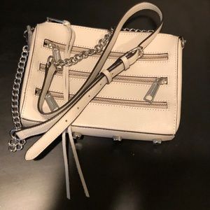 Rebecca Minkoff gray leather cross body bag 💕